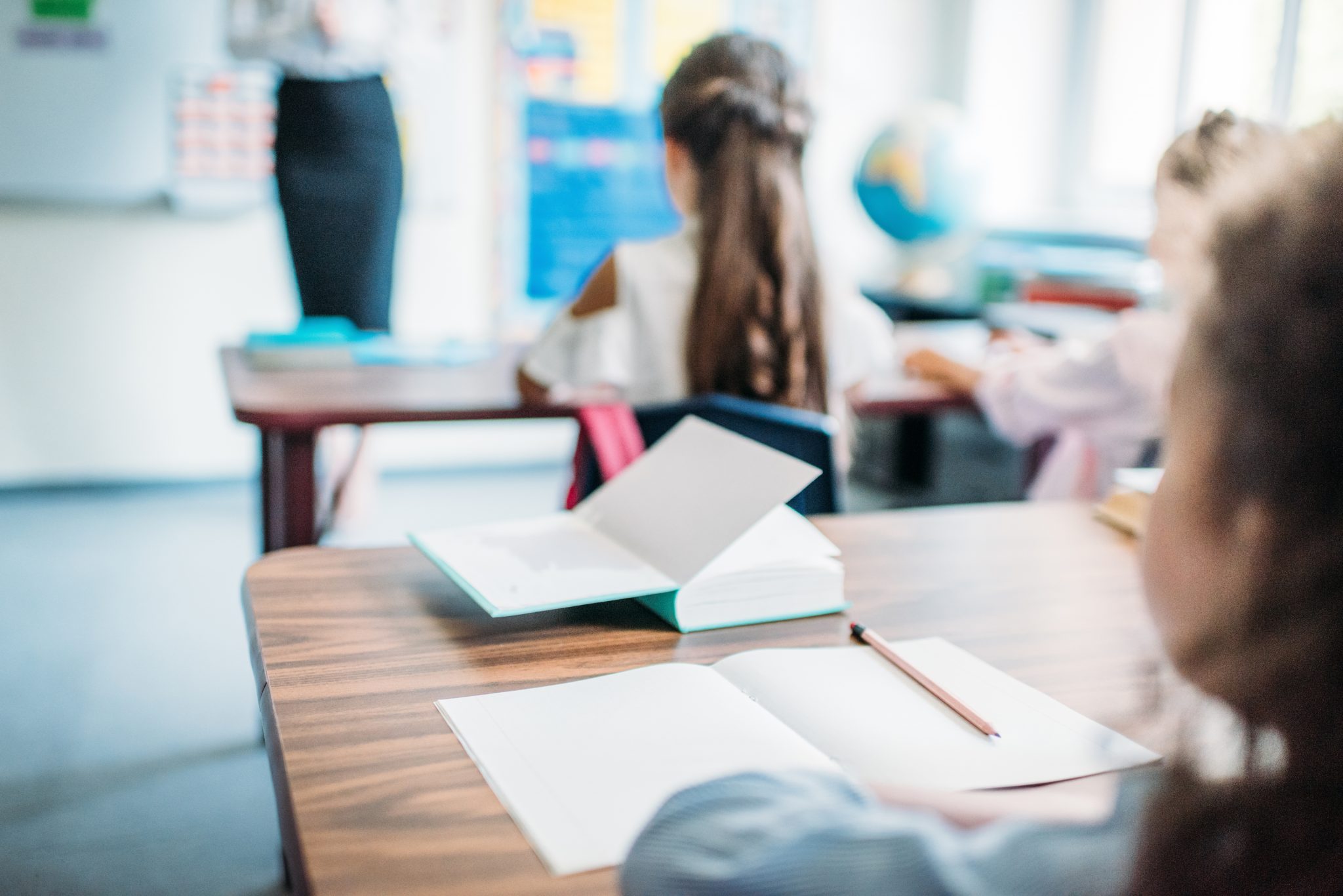 Teacher in classroom